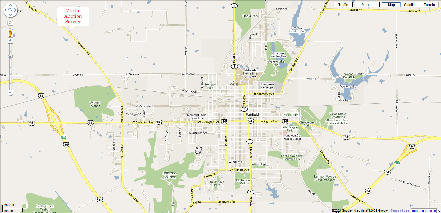 Martin Auction Service Find Us